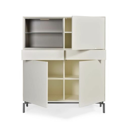 Contemporary sideboard - HERA - De-code, Lattas Nik. Spyridon - wooden / with shelf / with drawers