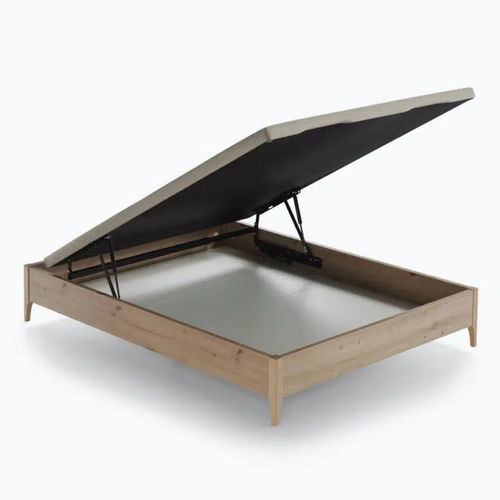 Double bed - Waterlilly - Ecus Sleep, S.L.U. - contemporary / with in-base storage / wooden