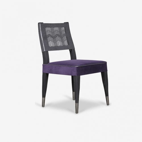 Contemporary dining chair RONE Estetik Decor fabric / leather