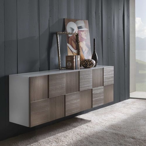 Wall-mounted sideboard - MAGGIE SOSPESA - Formenti Arredamenti di Giorgio Formenti & C.snc - contemporary / wooden