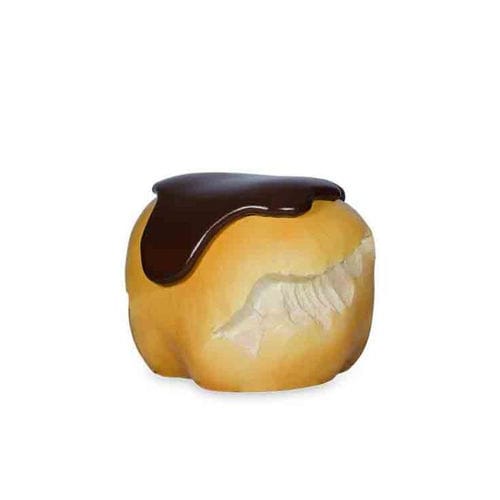 Original design pouf - BIG EAT BIGNÉ - Gugliermetto Experience - polyurethane / round / handmade