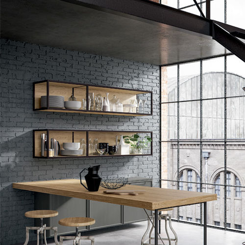Wall-mounted shelf - ETICA - Home srl - contemporary / wooden / for kitchens
