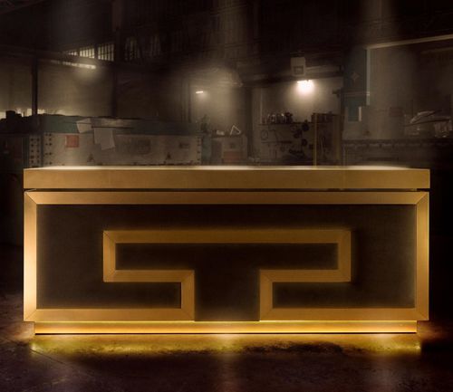 Outdoor kitchen - Ginevra - Laboratorio Mattoni - contemporary / glass / stainless steel