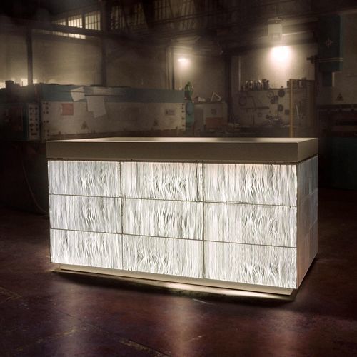 Outdoor kitchen - Costanza - Laboratorio Mattoni - contemporary / glass / stainless steel