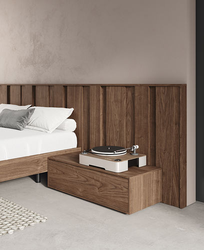 Double bed headboard - Hima  - Mobenia - for single beds / contemporary / laminate