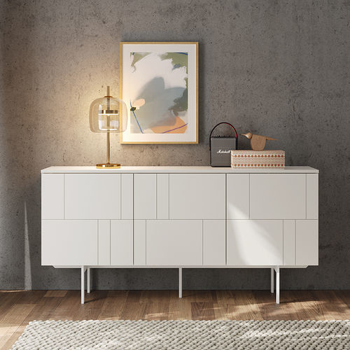 High sideboard - Keyboard - Mobenia - contemporary / lacquered MDF / melamine
