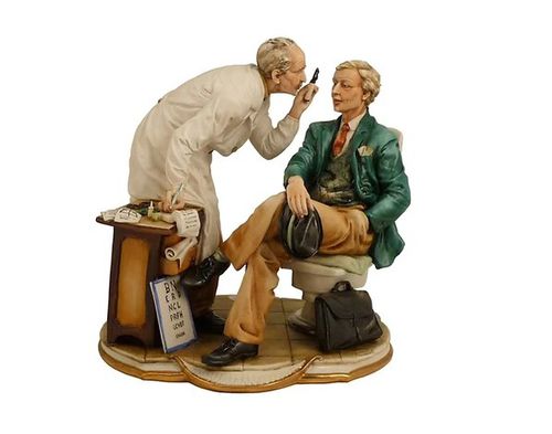 Porcelain sculpture - Big Oculist - Porcellane Principe snc