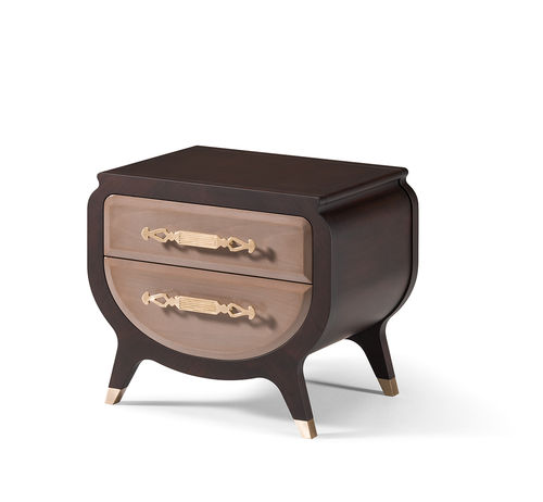 Contemporary bedside table - CVN030 - Prestige srl unipersonale - wooden / rectangular / with drawer