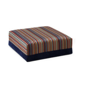 Contemporary pouf - N 8 LOW RIDE - S.m.c. Italia srl - fabric / square / upholstered