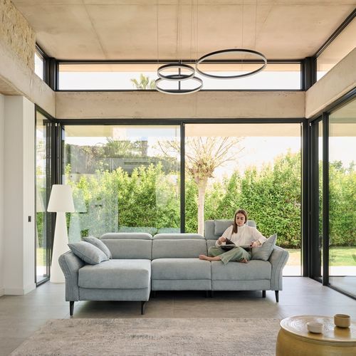 Modular sofa - IGOR RELAX - Tapizados Acomodel Yecla sl - corner / contemporary / fabric