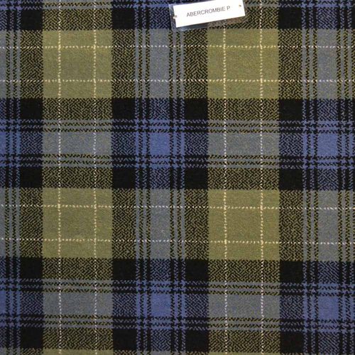Woven carpet - ABERCROMBIE TARTAN  - STEVENS AND GRAHAM - wool / nylon / tertiary