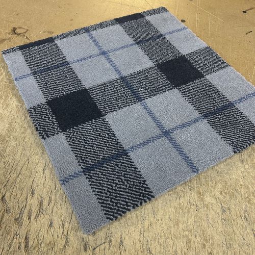 Traditional rug - MOONLOCH TARTAN - STEVENS AND GRAHAM - plaid / nylon / wool