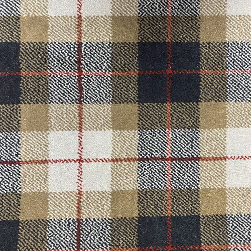 Traditional rug - BUSBY TARTAN - STEVENS AND GRAHAM - plaid / nylon / wool