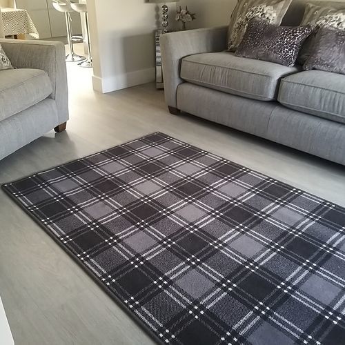 Traditional rug - CRAGGANMORE TARTAN - STEVENS AND GRAHAM - plaid / wool / rectangular