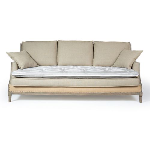 Traditional sofa - BATIGNOLLES - RALPH M. - fabric / with removable cushion / with armrests