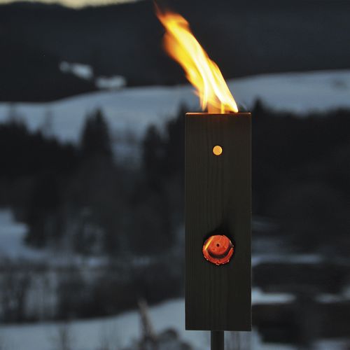 Floor-mounted garden torch - SPEKTAKULUM - RAUMGESTALT