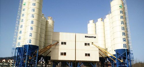Fixed concrete mixing plant - HZS60-3B - SHANDONG SHANTUI CONSTRUCTION MACHINERY IMP&EXP CO.,LTD