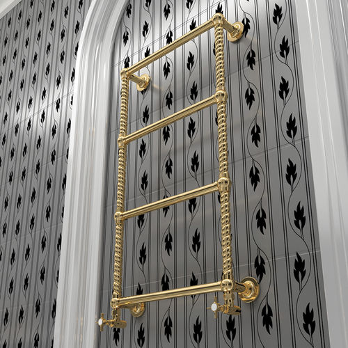 Hot water towel radiator - RETRÒ I - CORDIVARI DESIGN - traditional / metal / customizable color