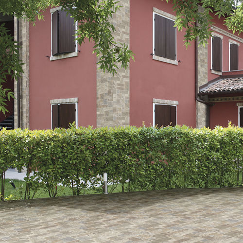 Porcelain stoneware tile - MURO DI SIENA - COTTO PETRUS - TRIAL - natural finish / outdoor / wall