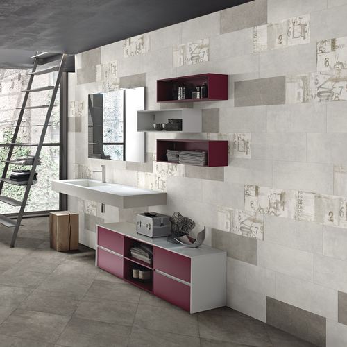Porcelain stoneware tile - BOSTON - MARINER CERAMICHE - matte / bathroom / wall