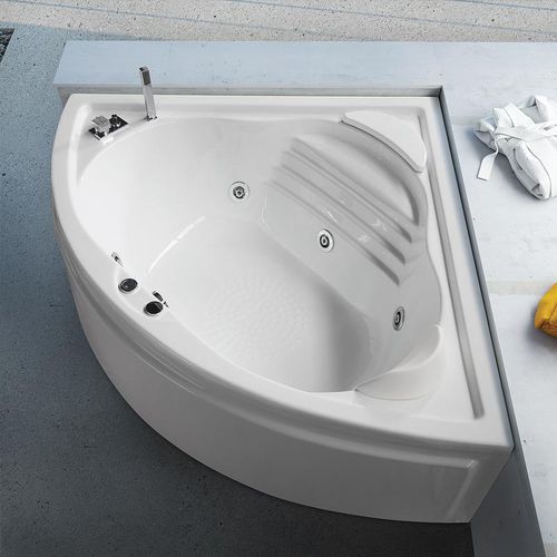 Corner bathtub - NIAGARA - RELAX DESIGN - free-standing / acrylic / whirlpool