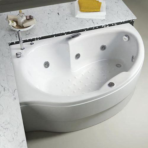 Corner bathtub - SIMY - RELAX DESIGN - free-standing / acrylic / whirlpool