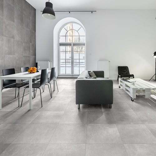 Porcelain stoneware tile - AMBIENTI - SINTESI - pearly finish / indoor / bathroom