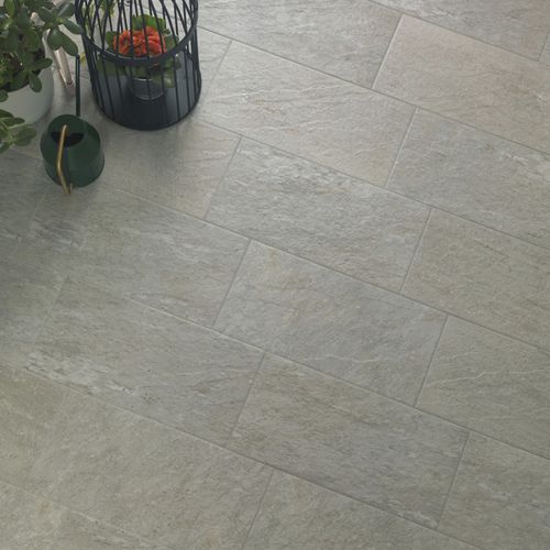 Porcelain stoneware tile - FIORDI - SINTESI - matte / textured / indoor