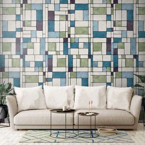 Ceramic tile - PITTURA DI MONDRIAN - STUDIO ONE - polished / indoor / living room