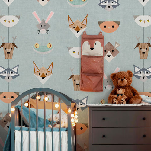 Contemporary wallpaper - TOTEM - Tecnografica Italian Wallcoverings - cellulose fiber / nonwoven fabric / fiberglass