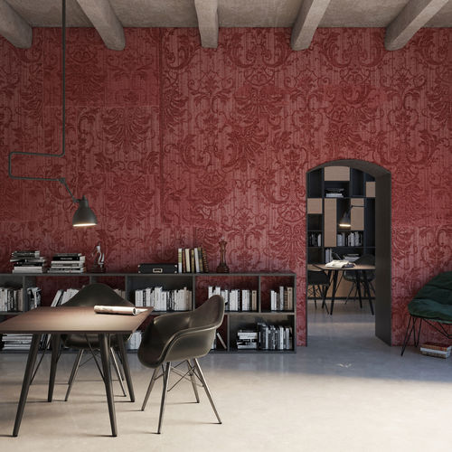 Traditional wallpaper - KING'S ROOM - Tecnografica Italian Wallcoverings - cellulose fiber / nonwoven fabric / fiberglass