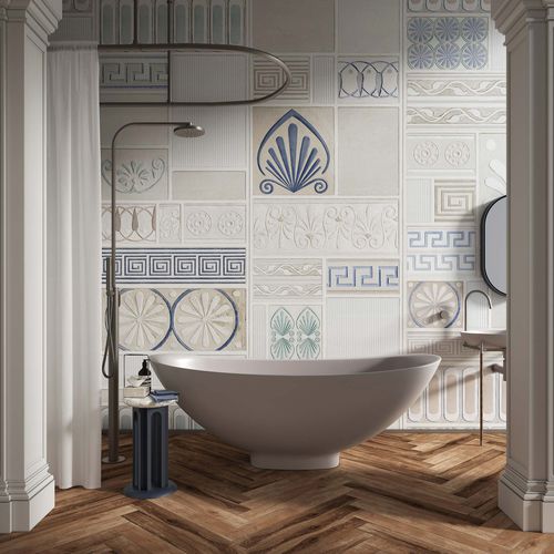 Traditional wallpaper - CRETA - Tecnografica Italian Wallcoverings - cellulose fiber / nonwoven fabric / fiberglass