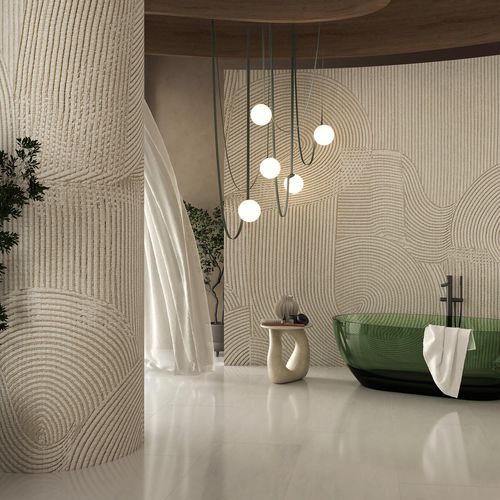 Contemporary wallpaper - SAKAMOTO - Tecnografica Italian Wallcoverings - cellulose fiber / nonwoven fabric / fiberglass