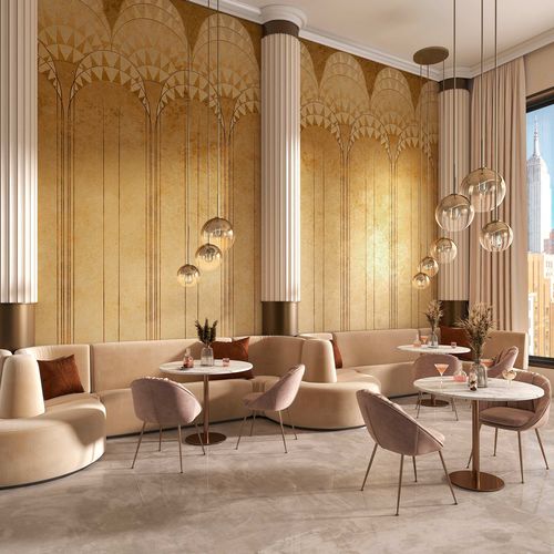 Contemporary wallpaper - LEXINGTON - Tecnografica Italian Wallcoverings - cellulose fiber / nonwoven fabric / fiberglass