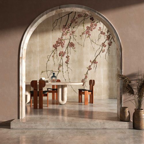 Contemporary wallpaper - CYDONIA - Tecnografica Italian Wallcoverings - cellulose fiber / nonwoven fabric / fiberglass