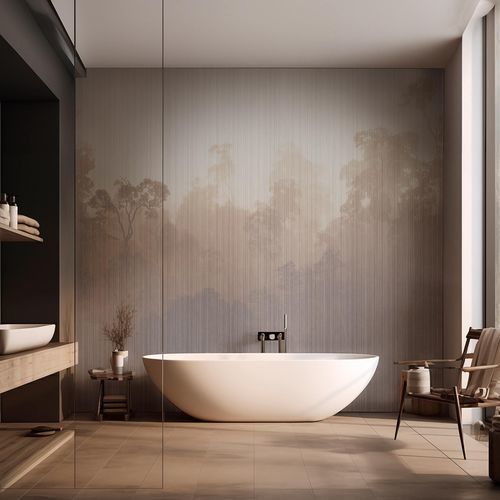 Contemporary wallpaper - VERSILIA - Tecnografica Italian Wallcoverings - cellulose fiber / fiberglass / vinyl