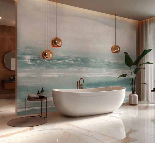 Contemporary wallpaper - MALINDI DREAM - Tecnografica Italian Wallcoverings - cellulose fiber / nonwoven fabric / fiberglass