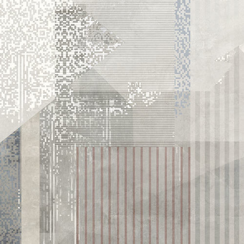 Nonwoven fabric wallpaper - TRACKS - Tecnografica Italian Wallcoverings - metal / cellulose fiber / vinyl