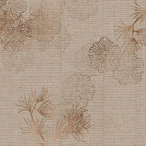 Fiberglass wallpaper - SUMI - Tecnografica Italian Wallcoverings - metal / cellulose fiber / vinyl