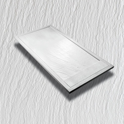 Rectangular shower base COVER ARDESIA THERMO DESIGN floor level / natural stone / extraflat