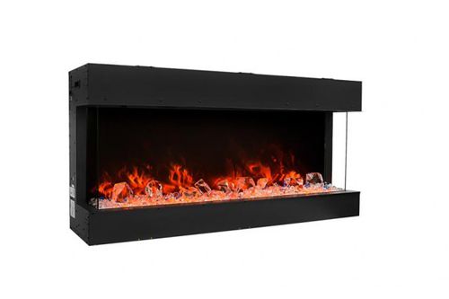 72" Tru-View-XL XT 3-Sided Electric Fireplace - Extra Tall View, Remote, Realistic Flames - Indoor/Outdoor - View #11