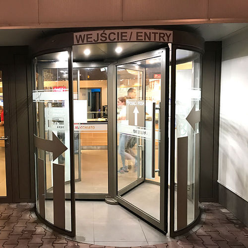 Full-height turnstile - FREEDOM - TiSO - for access control / stainless steel / glass
