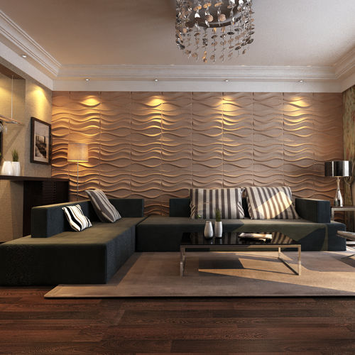 Interior decorative panel - LAKE - 3Dcora - for ceiling / wall / lightweight
