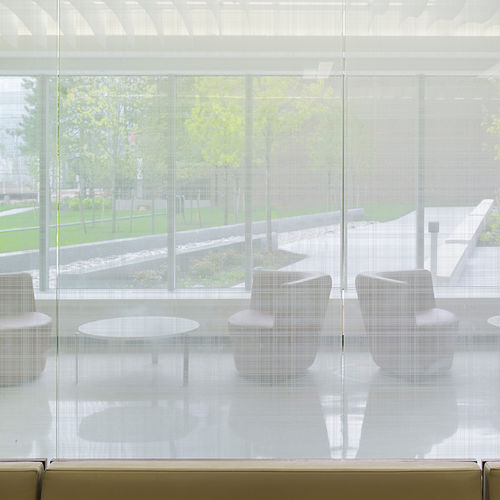 Tempered glass panel - NATURAL  - CARVART - laminated / patterned / translucent