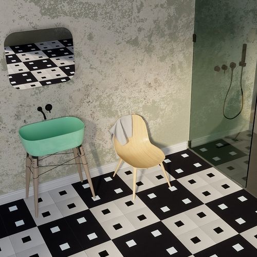 Matte encaustic cement tile - SANT ANDREU - Mosaics Torra | Cement Tiles - indoor / outdoor / bathroom