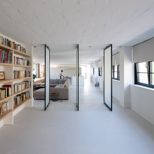 Interior door - 5730 - MULTIPLE - PortaPivot - anodized aluminum / pivoting / contemporary