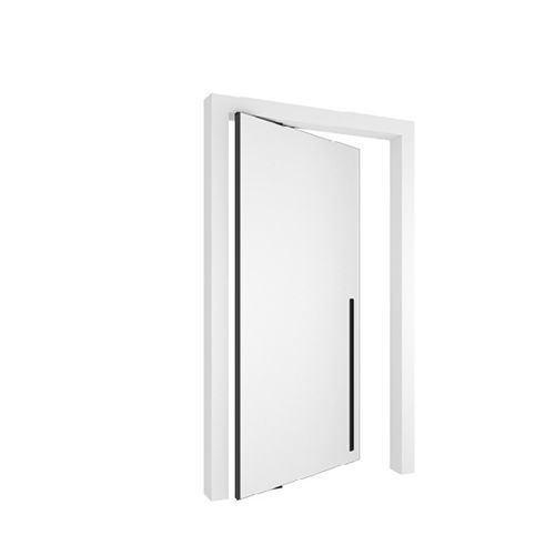 Interior door - 4245 - SINGLE - PortaPivot - MDF / anodized aluminum / Corian®