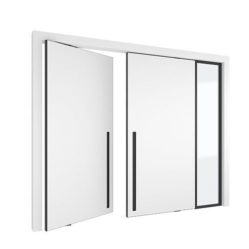 Double leaf door - 4245 + - PortaPivot - interior / MDF / anodized aluminum