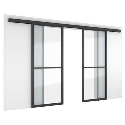 Interior door - 5730 - PortaPivot - anodized aluminum / sliding / contemporary