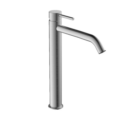 Washbasin mixer tap - LINOX : IX55000280/IX55000281 - Griferia Rovira - countertop / stainless steel / bathroom
